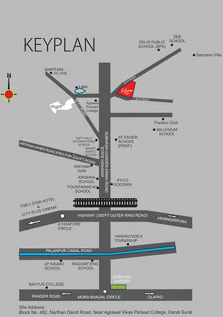99 Developers Extreme Project Location Map