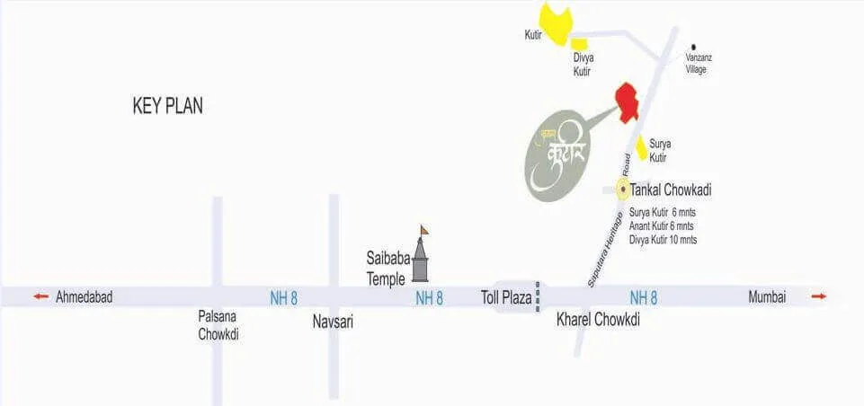 Anant Kutir location map and neighborhood connectivity