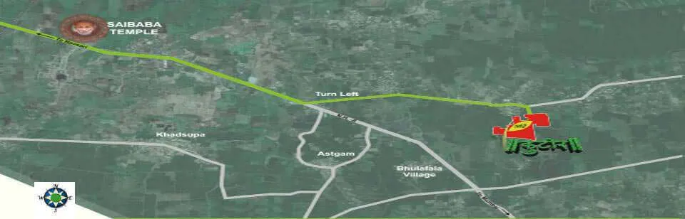 Sai Kutir Location Map and Nearby Connectivity