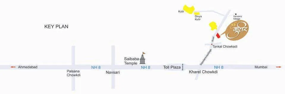 Surya Kutir Project Location Map by 99 Developers